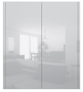 AM.PM M8FCH0602WG Func, Шкаф с полками 60 см (В 700 мм), белый глянец