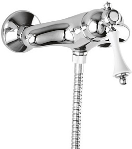 Cezares MARGOT-DM-03/24-Bi Смеситель для душа, настенный, золото 24 карат/ручка белая