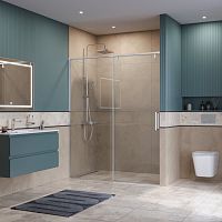 BelBagno SOFT CLOSE-1 SOFT_CLOSE-1-BF-1-120-C-Cr Душевая дверь в нишу