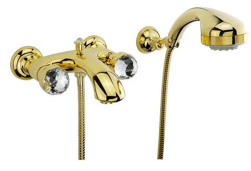 Migliore 18505 Axo Swarovski Смеситель для ванны внешний, золото