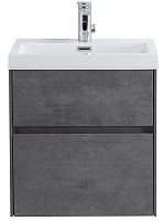 BelBagno PIETRA MINI-500AS-2C-SO-SCM База под раковину 50х40 см, подвесная, Stucco Cemento (цемент)