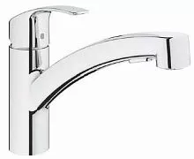 Grohe 30305000 Eurosmart Смеситель для мойки, с выдвижным/низким изливом, хром
