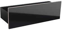 Geberit Acanto 500.617.16.1 Стенная панель 450 x 148 x 160 мм, фронтальная часть: черное стекло корпус: черный матовый купить  в интернет-магазине Сквирел