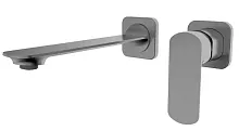 Aquame AQM6315GM Monza Смеситель для раковины, комплект, Gun metal (металл)