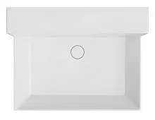 Kerama Marazzi LO.M.wb.65 Logica M Раковина подвесная/мебельная 65х50 см, cо встроенной скрытой частью смесителя, белый глянец