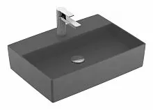 Villeroy & Boch 4A0761I4 Memento 2.0 Раковина на столешницу 60х42 см, графит (Graphite) CeramicPlus