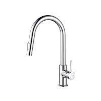 Aquatek AQ1384CR Европа Смеситель для кухни с вытяжным изливом 2jet, хром