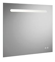 Burgbad SIIX080 Fiumo Зеркало 800х700х30 мм., подсветка, выключатель, подогрев, 2 USB-порта слева, корпус Alu-Optik купить  в интернет-магазине Сквирел