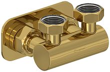 Сунержа 03-1538-3434 Модуль 2х3/4" угловой EU50, золото