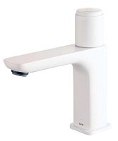 IDDIS, SLIWTBTi01 Slide Смеситель для умывальника, с инновационным управлением Push Control, белый матовый