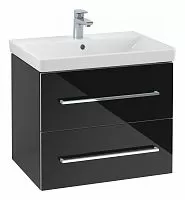 Villeroy & Boch A89000B3 Avento Тумба под раковину 63х49 см, черный кристал (Crystal Black) купить  в интернет-магазине Сквирел