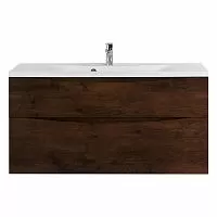 BelBagno MARINO-H60-1200-2C-SO-RW-P База под раковину 120х45 см, подвесная, Rovere Moro (темный дуб) купить  в интернет-магазине Сквирел
