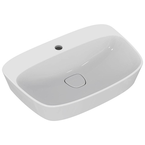 Ideal Standard T044501 Dea Vessel Раковина-чаша накладная 60х43 см, с 1-м отверстием под смеситель, Euro White (евробелый)