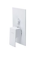 Cezares PORTA-VDIM-BIO Встраиваемый однорычажный смеситель для душа с переключателем, белый матовый