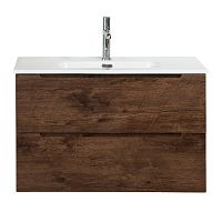 BelBagno ETNA39-800/390-2C-SO-RW-P База под раковину 80х39 см, подвесная, Rovere Moro (темный дуб)