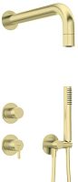 Deante NQS_R9XK Silia Набор для душа скрытого монтажа, брашированное золото