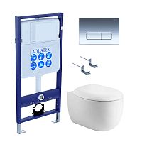 Aquatek Альтаир SET AQUATEK АЛЬТАИР cm-017 4в1 Инсталляция с подвесным унитазом Aquatek Альтаир SET AQUATEK АЛЬТАИР cm-017 4в1 Инсталляция с подвесным унитазом