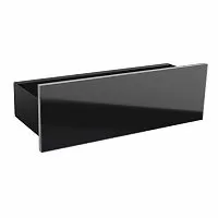 Geberit Acanto 500.617.16.1 Стенная панель 450 x 148 x 160 мм, фронтальная часть: черное стекло корпус: черный матовый купить  в интернет-магазине Сквирел