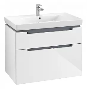 Villeroy & Boch A91410DH Subway 2.0 Тумба под раковину 79х45 см, белый глянцевый (Glossy White)