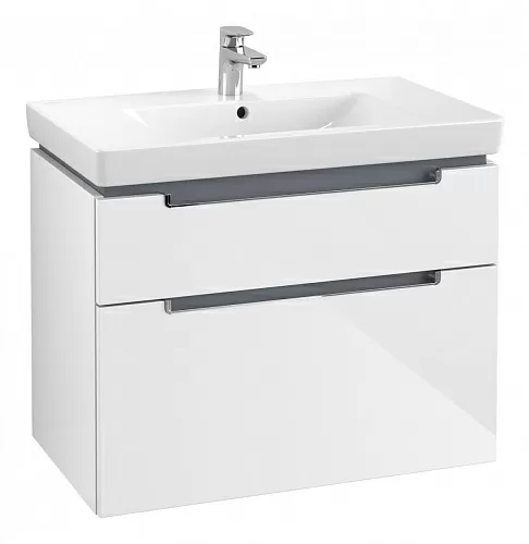 Villeroy & Boch A91410DH Subway 2.0 Тумба под раковину 79х45 см, белый глянцевый (Glossy White)