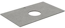 Kerama Marazzi PL1.DL500920R/80 Plaza Next Столешница под раковину, 80 см, Фондамента/серый камень