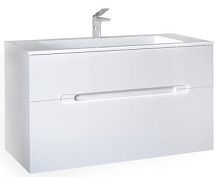 Jorno Mоl.01.97/P/W Modul Тумба под раковину, подвесная 100х45 см, белая