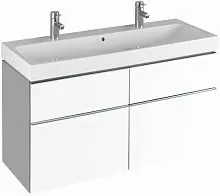 Geberit iCon 840420000 Шкафчик под раковину 1190x620x477 мм, белый глянец, лак купить  в интернет-магазине Сквирел