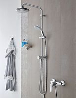 Grohe  27389000 Душевая стойка с верхним и ручным душем