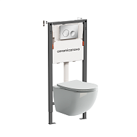 Ceramica Nova  CN3009_121001CH Комплект: Унитаз, Инсталляция, Кнопка смыва