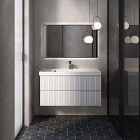 AQUAme  AQM900110WH Тумба под раковину, подвесная