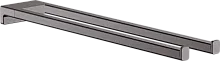 Hansgrohe 41770340 AddStoris Полотенцедержатель шлифованный, черный хром