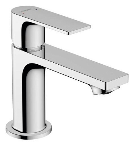 Hansgrohe 72550000 Rebris E 80 Смеситель для раковины, сливной гарнитур, хром