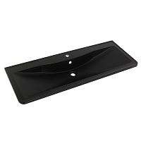 BelBagno BB1200/455-LV-ART-ALR-NERO Раковина из искусственного камня 120х45.5 см, черный матовый