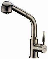 WasserKraft A8237 Смеситель для кухни, с выдвижной лейкой, светлая бронза