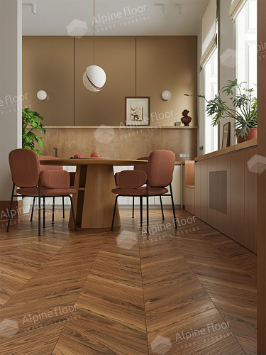Ламинат Alpine Floor Chevron Art Орех Монблан LF109-11, 550*112*12mm онлайн Ламинат Alpine Floor Chevron Art Орех Монблан LF109-11, 550*112*12mm купить