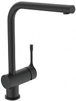Ideal Standard BC174XG Ceraline Смеситель для кухонной мойки с высоким трубчатым поворотным изливом, Silk Black (черный шелк)