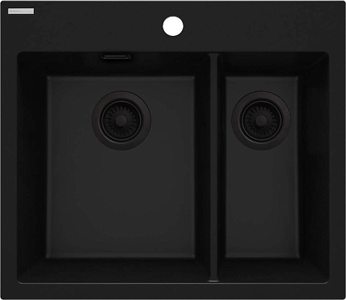 Deante ZQE_N503 Eridan Мойка кухонная гранитная 60x52 см, Nero (черный)