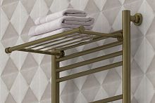 Сунержа 05-2012-4370 Полка прямая 4П (L - 370 мм) н/ж для ДР Сунержа, состаренная бронза