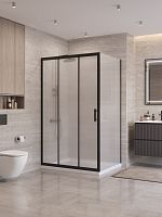 BelBagno UNO-195 UNO-195-AHF-31-120/90-P-NERO Душевой уголок
