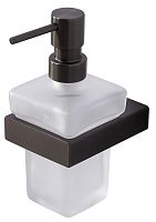 Cezares SLIDER-SOIS-V-GM Диспенсер для мыла подвесной, стекло, исполнение оружейная сталь