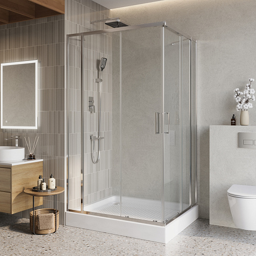 BelBagno LUCE LUCE-AH-22-115/110-C-Cr Душевой уголок