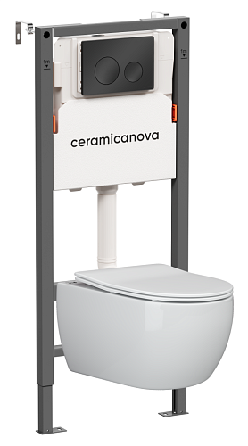 Ceramica Nova  CN3001_121001MB Комплект: Унитаз, Инсталляция, Кнопка смыва