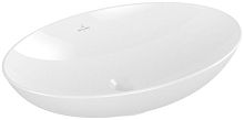 Villeroy & Boch 4A480001 Loop&Friends Раковина на столешницу 62х42 см, с переливом, альпийский белый (White Alpin)