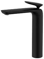 Aquame AQM6514MB Como Смеситель для свободностоящей раковины, гладкий, матовый черный