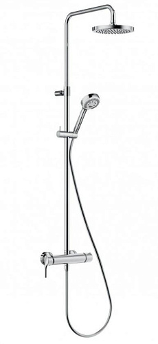 KLUDI 6808505-00 LOGO DUAL SHOWER SYSTEM Душевая система со смесителем для душа, хром