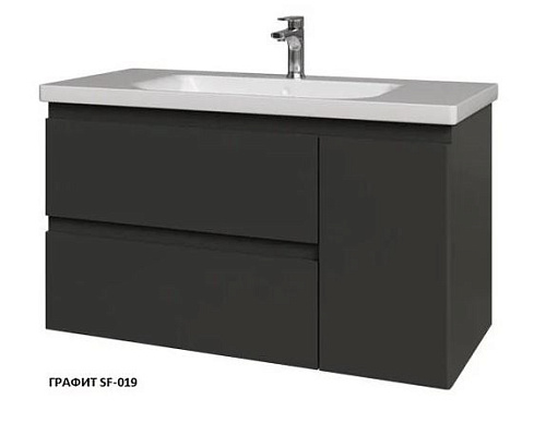 Caprigo FORTE 36115R-SF019 Тумба под раковину подвесная купить недорого в интернет-магазине Сквирел
