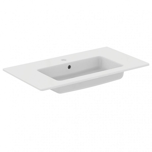 Ideal Standard E066901 Tempo Vanity Раковина с 1-м отверстием под смеситель 80х45 см, Euro White (евробелый)