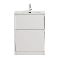 BelBagno KRAFT39-600/390-2C-PIA-BO База под раковину 60х39 см, напольная, Bianco Opaco (белый матовый) купить  в интернет-магазине Сквирел