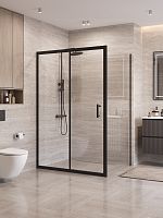 BelBagno UNO-195 UNO-195-AH-1-130/100-C-NERO Душевой уголок