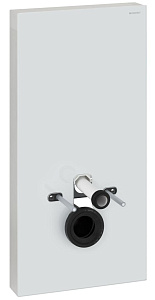 Geberit 131.221.SI.5 MONOLITH PLUS Инсталляция для подвесного унитаза, белое стекло